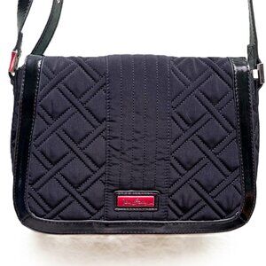Vera Bradley Classic Black Quilted Shoulder Bag Strap Purse